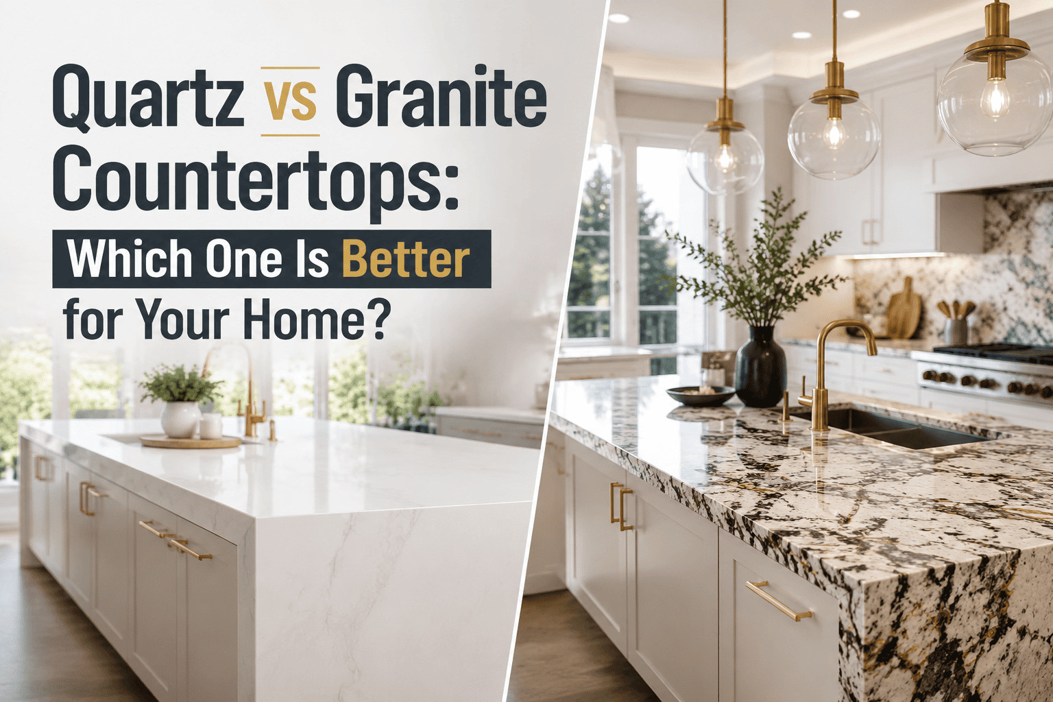 quartz vs granite countertops comparison guide