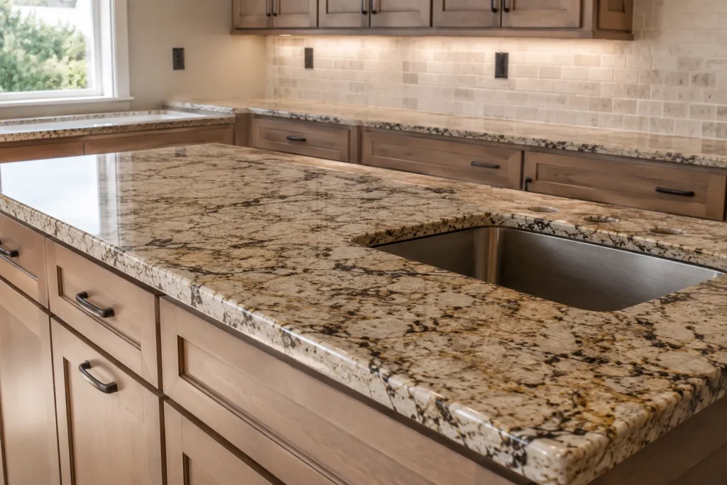 Professional granite countertop installation
