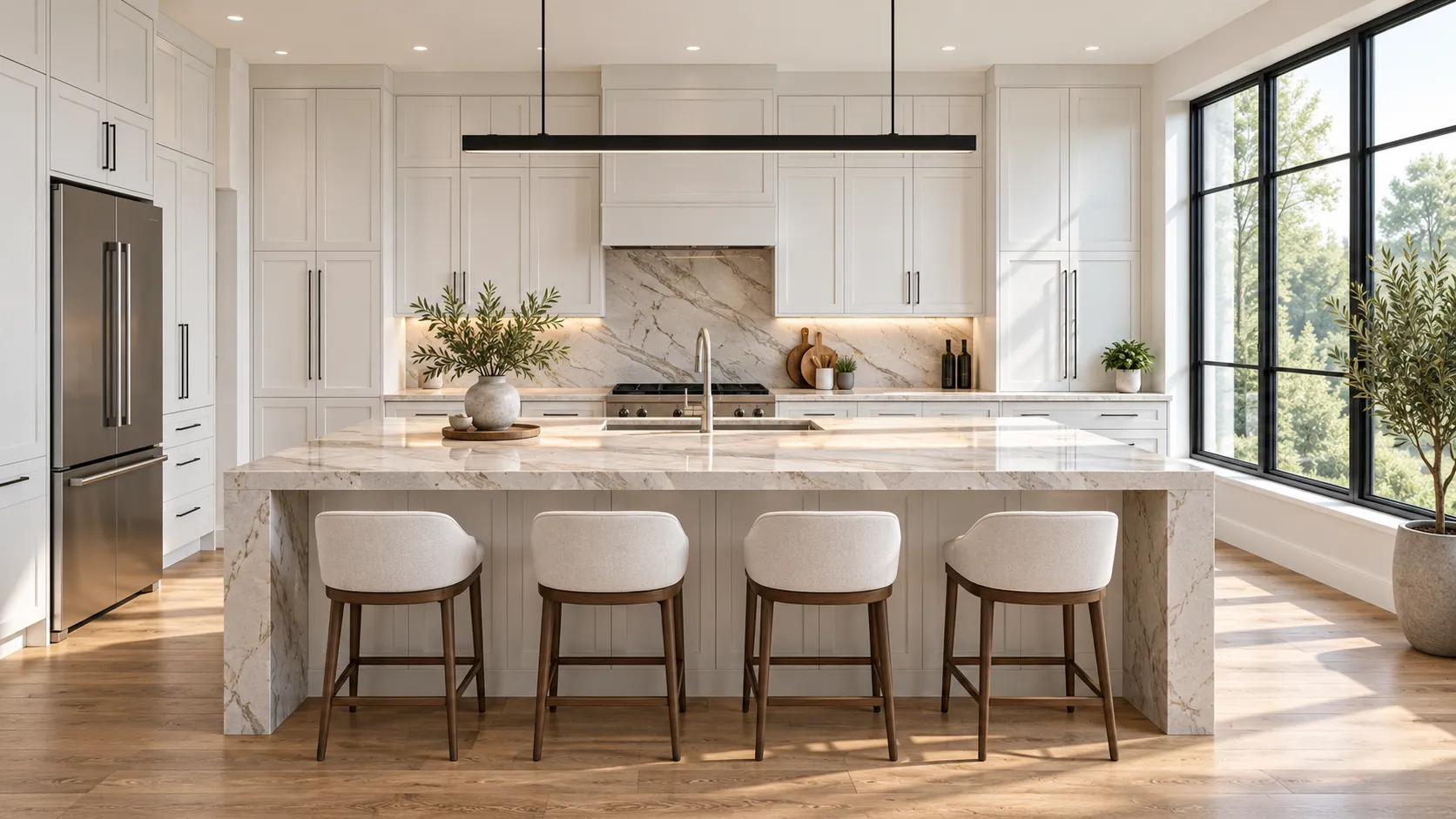 Custom kitchen countertops for modern homes