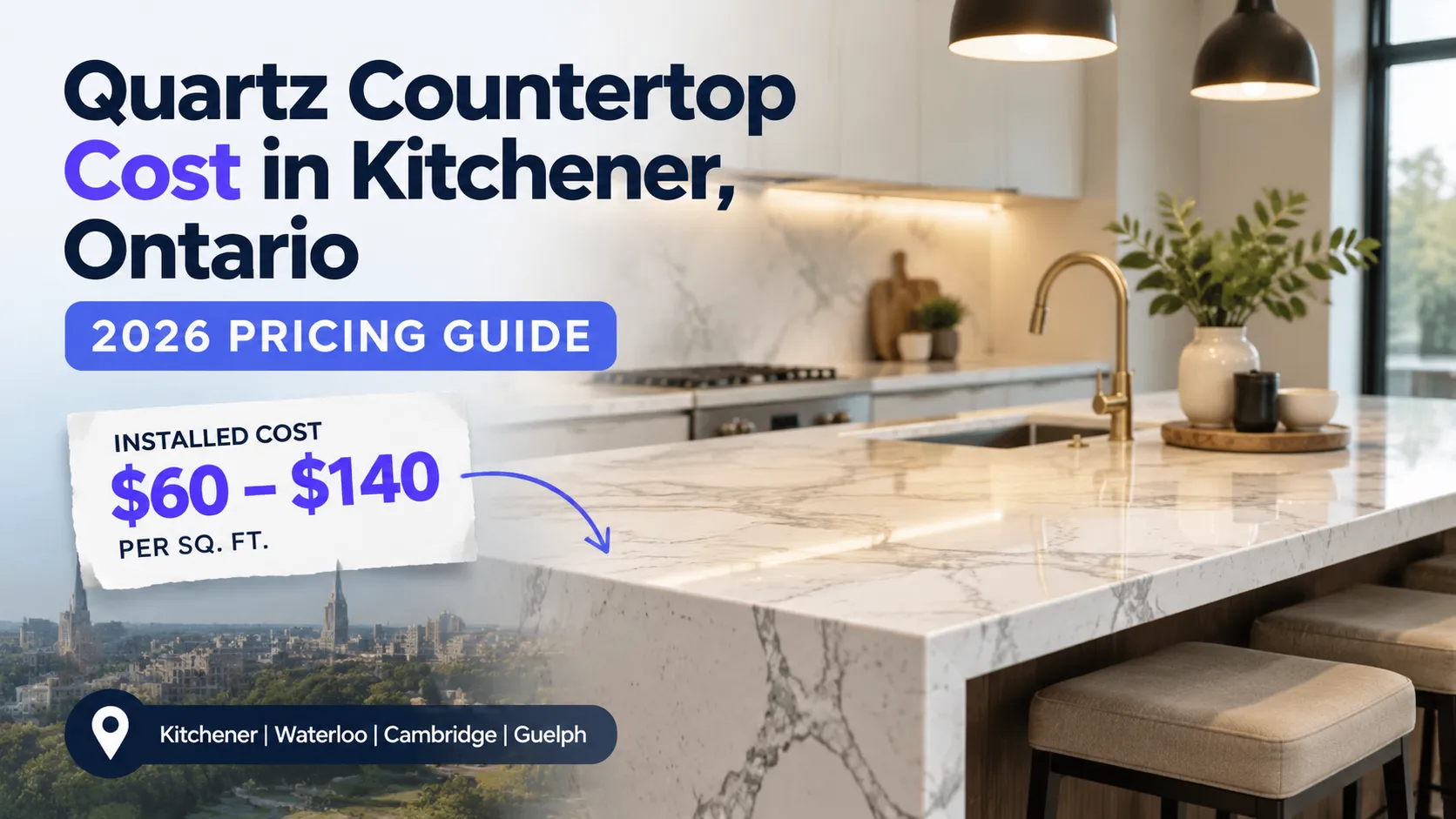 Quartz countertop cost guide