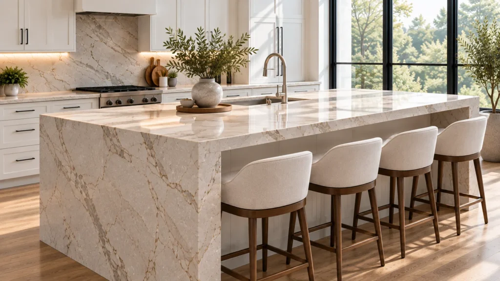Custom kitchen countertops for home renovation