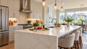 Best kitchen countertops in Guelph featuring premium quartz and granite designs