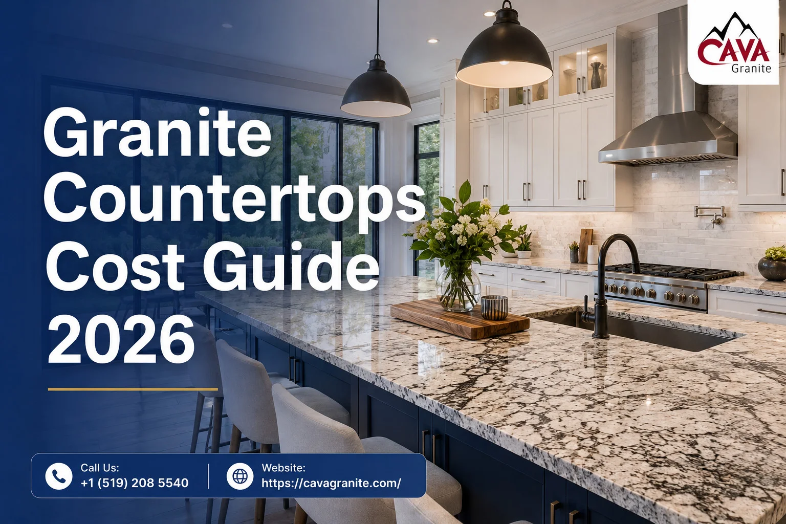 Granite Countertops Cost guide 2026 modern kitchen design